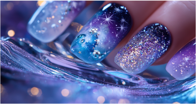 Cosmic Chic: Celebrate the Lyrid Meteor Shower with Galaxy Nails