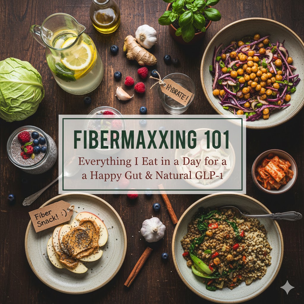 Fibermaxxing 101: Everything I Eat in a Day for a Happy Gut & Natural GLP-1