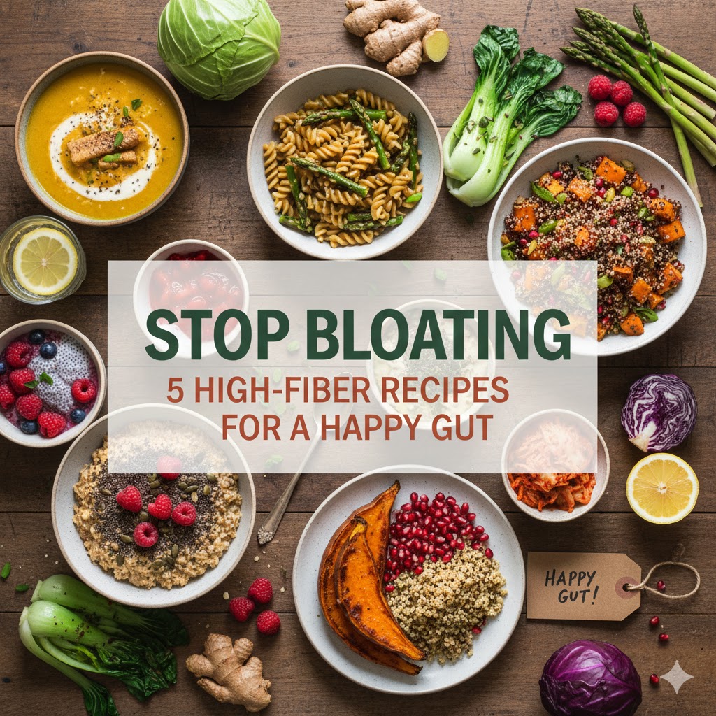 top Bloating: 5 High-Fiber Recipes for a Happy Gut (2026 Guide)